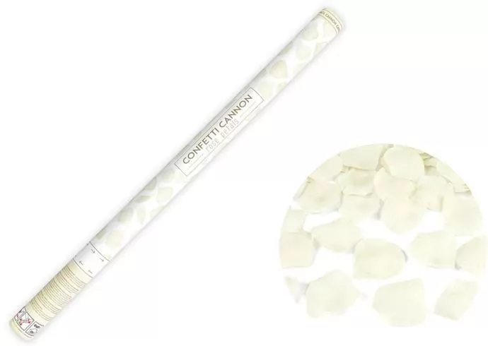 Tuba z płatkami róż kremowymi 80cm - tantis.pl