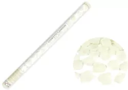 Tuba z płatkami róż kremowymi 80cm