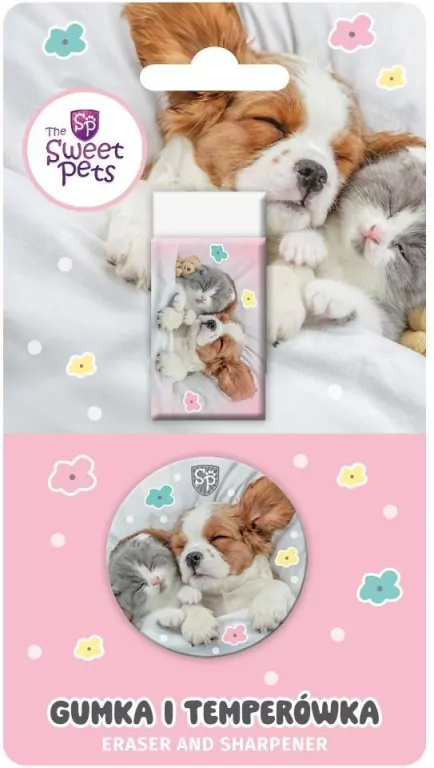 Gumka + temperówka The Sweet Pets - tantis.pl