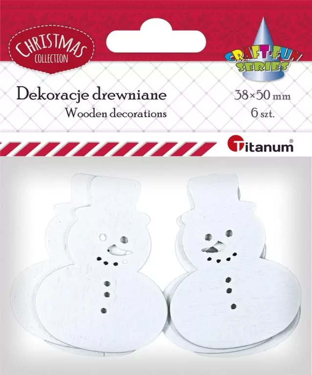 Drewniane bałwanki ażurowe - tantis.pl