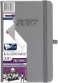 Kalendarz Techno 2027 A6 tygodniowy szary - tantis.pl