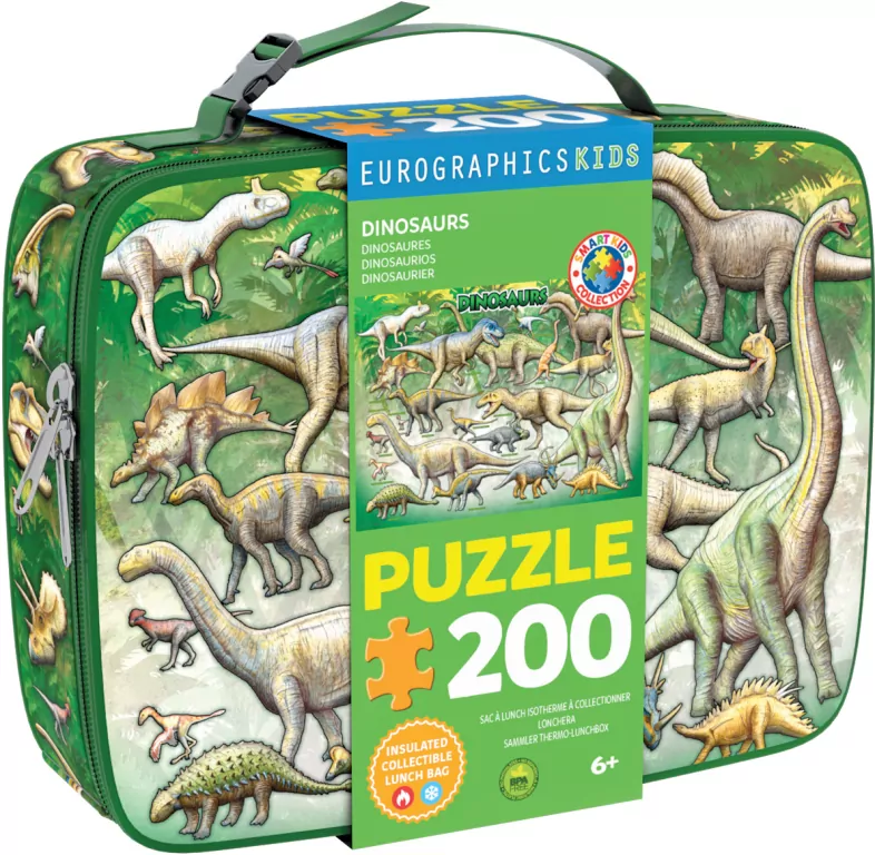 Puzzle 100 z lunch box Dinosaur 9100-0098 - tantis.pl