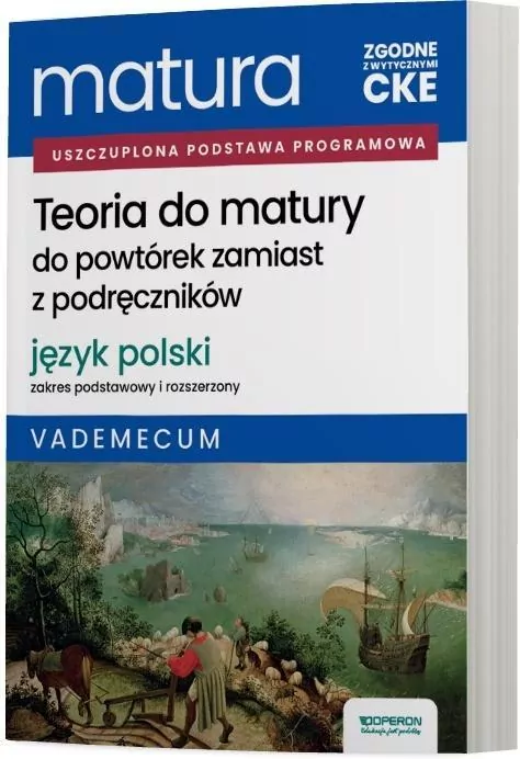 Matura 2026 J. pol Teoria do matury Vademecum ZRiP - tantis.pl