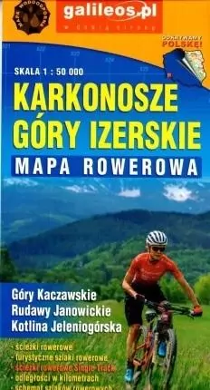 Mapa rowerowa. Karkonosze. Góry Izerskie 1:50 000 - tantis.pl