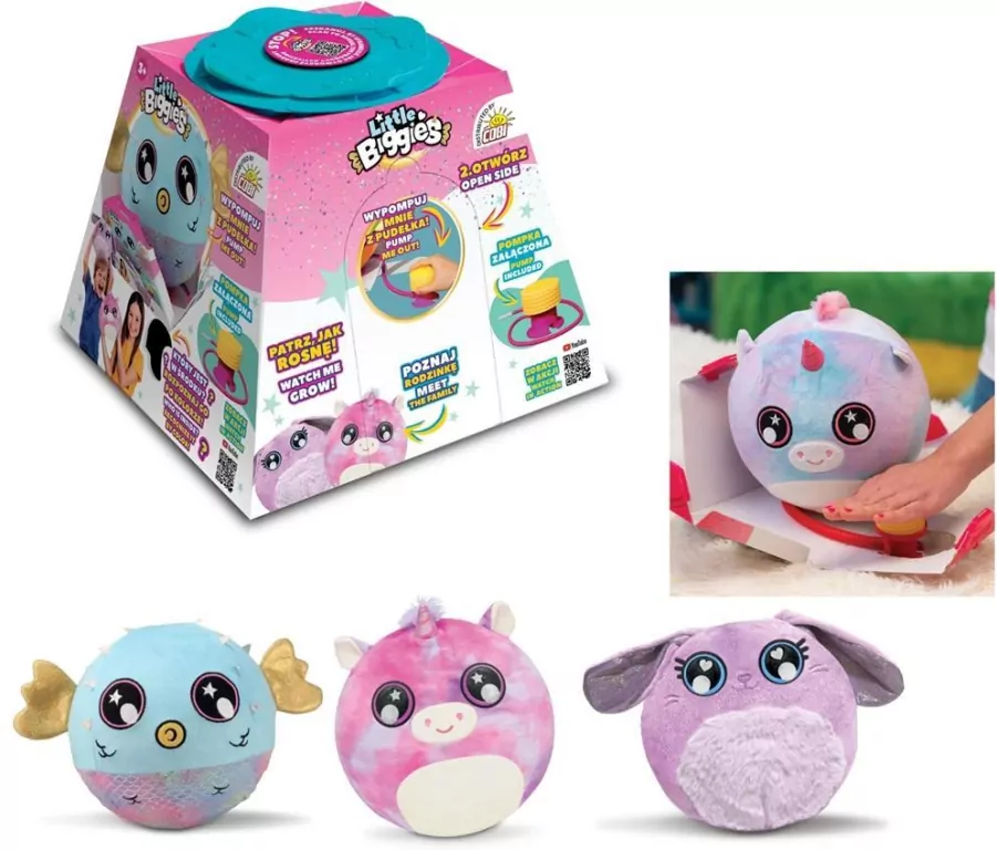 Little Biggies! Mini maskotka do pompowania - tantis.pl