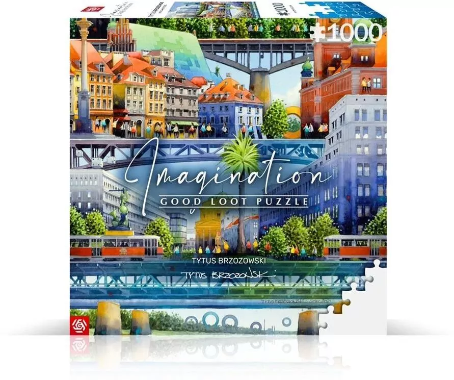Puzzle 1000 Warszawskie mosty - tantis.pl