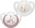 NUK. First Choice. Smoczki. 0-6 miesięcy. Pingwin. Żyrafa. 2 sztuki - tantis.pl