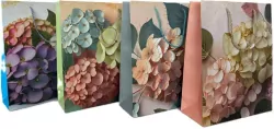 Torba prezentowa L kwiaty MIX
