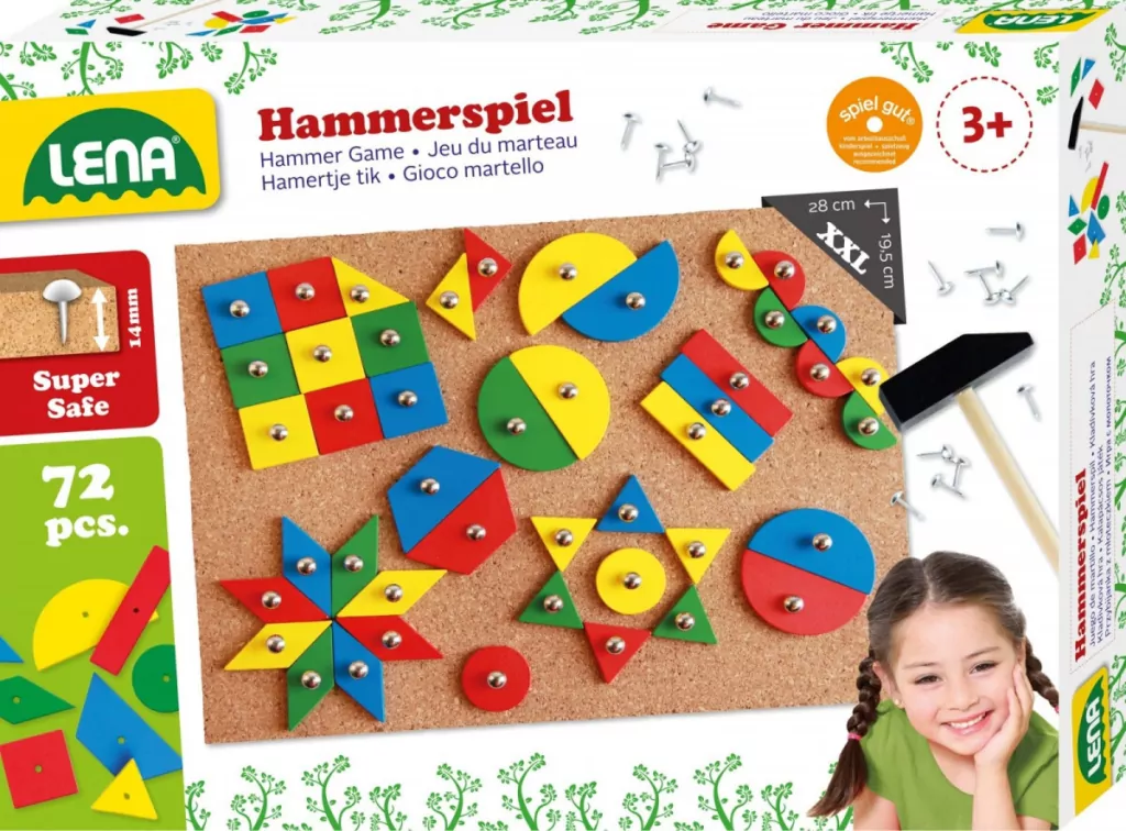 Przybijanka. Zestaw figury geometryczne - tantis.pl