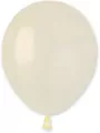 Balony Gemar metalik kość słoniowa 12,5cm 100szt - tantis.pl