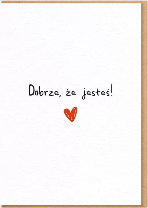 Karnet - Dobrze, że jesteś! - tantis.pl