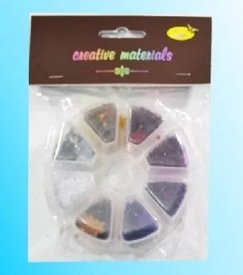 Cekiny kwiatki 8 kolorów, 6mm 40g - tantis.pl