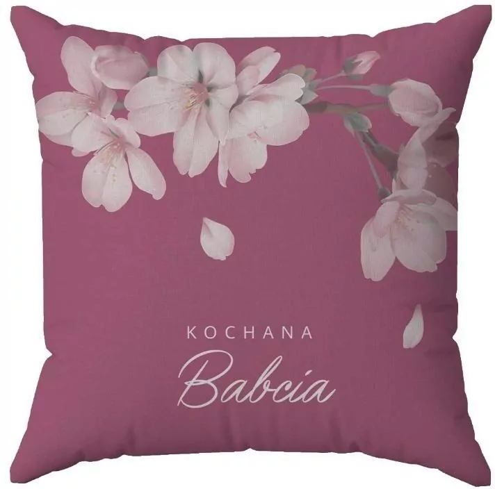 Poduszka Kochana Babcia 40x40cm - tantis.pl