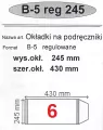 Okładka na podr B5 regulowana nr 6 NARNIA ( 50 szt.) - tantis.pl