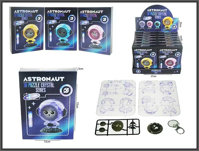 PUZZLE 3D BRELOK ASTRONAUTA 13X3X17 PUD - tantis.pl