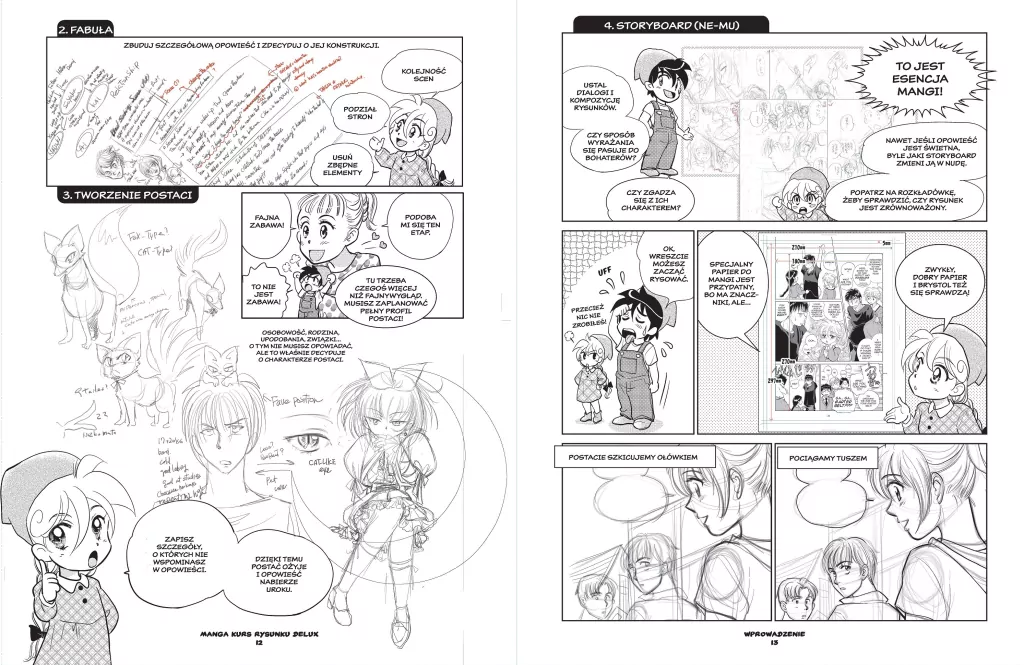 Manga. Kurs rysunku Delux - tantis.pl
