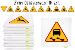 Poduszki Znaki Drogowe 3cm 10szt