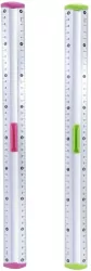 Linijka aluminiowa z uchwytem na ołówek 40cm MIX