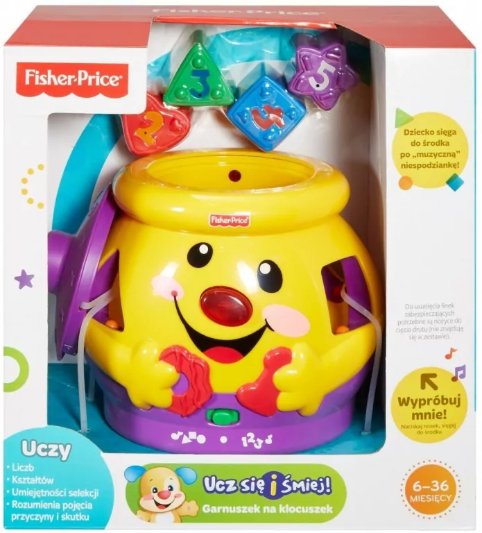 Garnuszek na klocuszek. Fisher-Price - tantis.pl