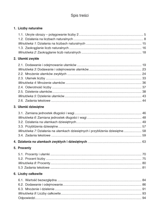 Rachmistrz matematyczny. Klasa 6 - tantis.pl