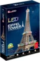 Puzzle 3D LED Eiffel Tower - tantis.pl