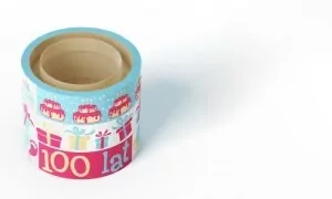 Taśma do pakowania prezentów. Urodziny - tantis.pl