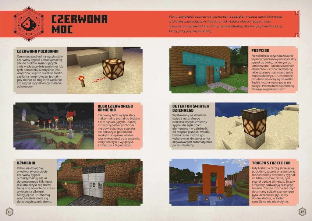 Minecraft. Podręcznik czerwonego kamienia - tantis.pl