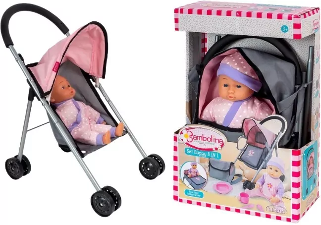 Smily Play. Wózek Spacerówka z lalką - tantis.pl
