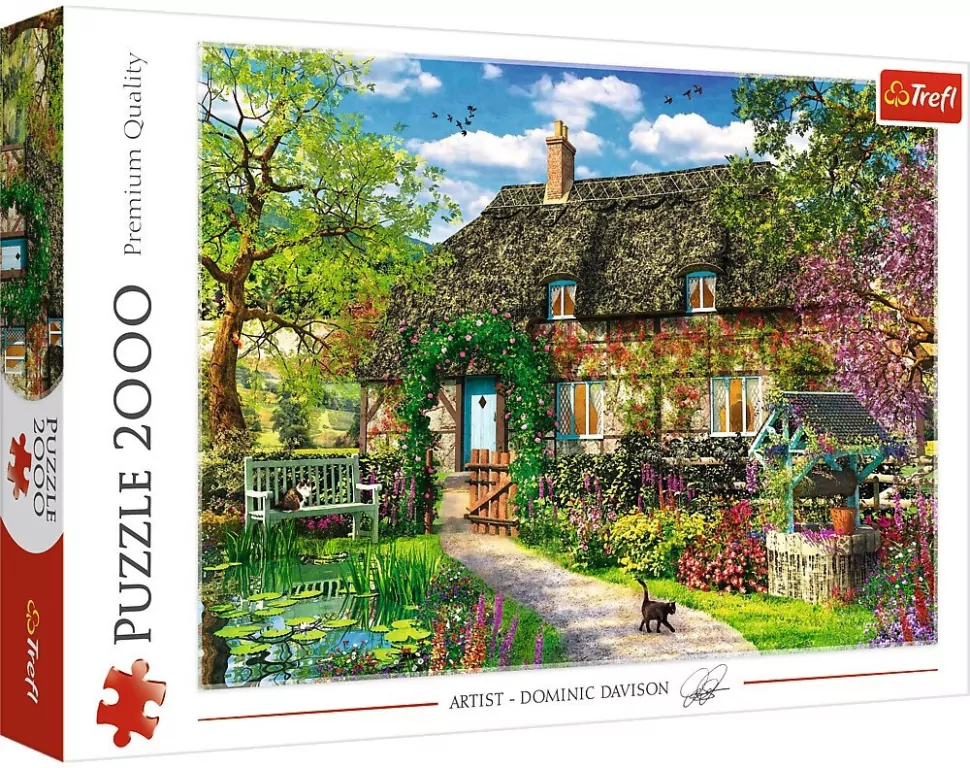 Puzzle 2000. Wiejska chatka - tantis.pl