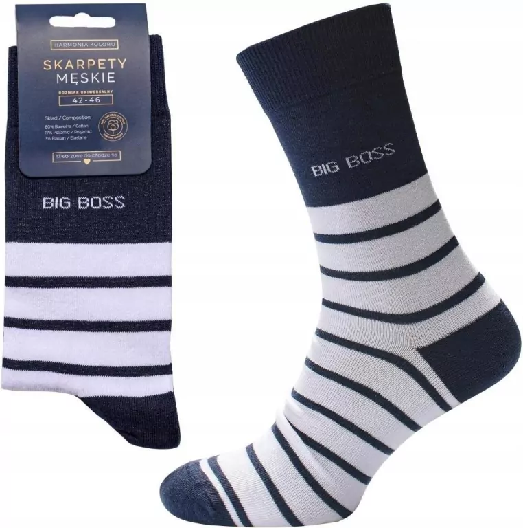 Skarpety Big Boss rozm 42-46 - tantis.pl