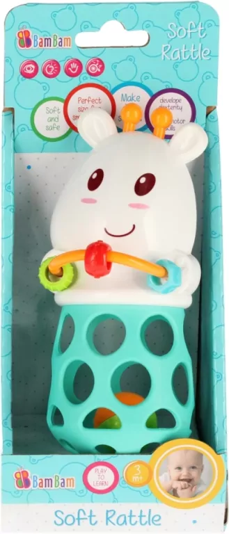 Miękka grzechotka Krówka - tantis.pl