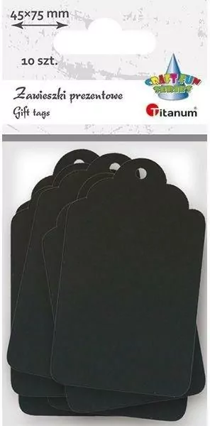 Zawieszka prezentowa kartonowa 45 x 75 mm - tantis.pl