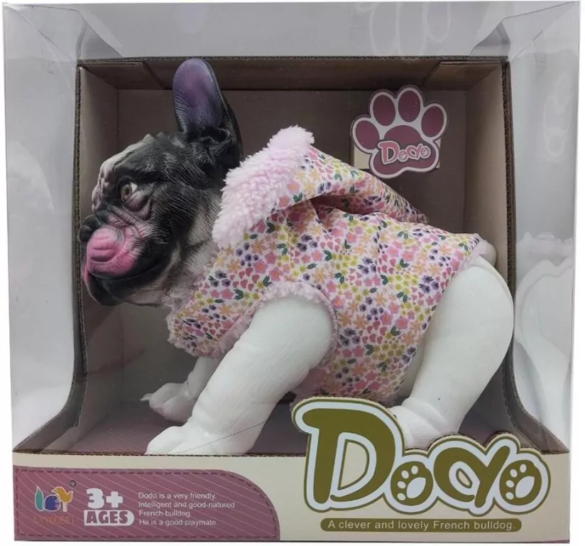 Lalka piesek buldog - tantis.pl