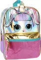 Plecak dla przedszkolaka LOL 1 zamek 2 kieszenie brokat - tantis.pl