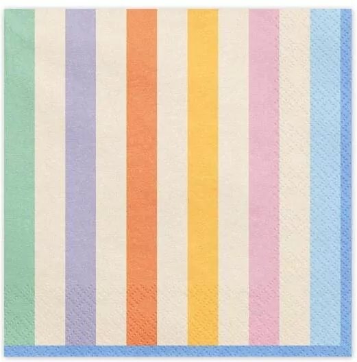 Serwetki Paski 33x33cm - tantis.pl