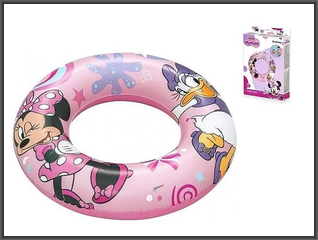 Pompowane koło do pływania Myszka Minnie 56cm - tantis.pl