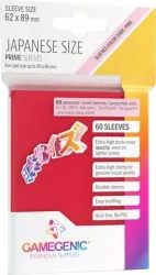 Gamegenic: Japanese Size Prime Sleeves (62x89 mm) 60 sztuk, Red