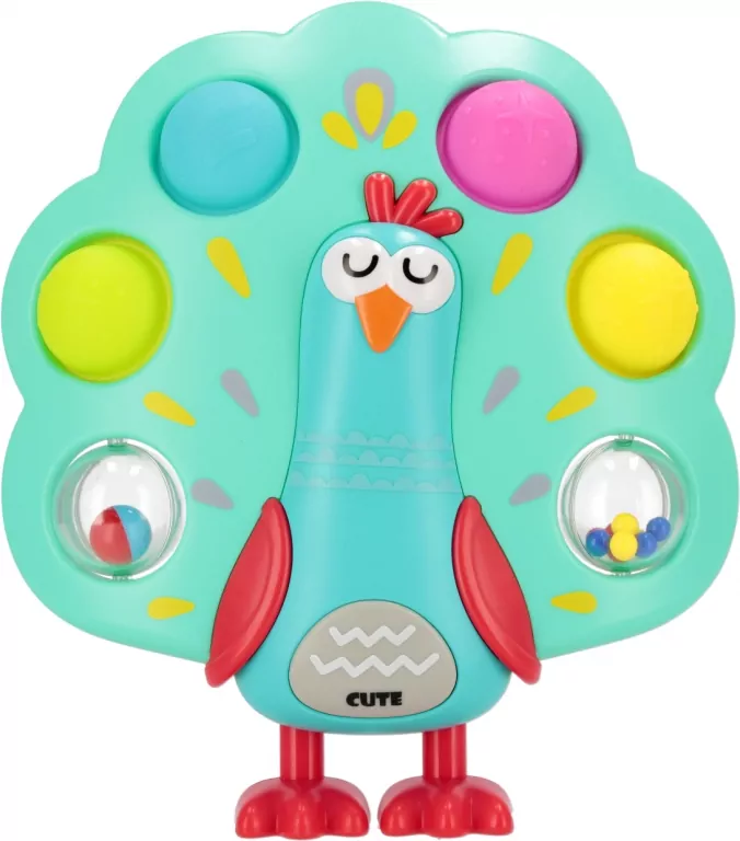 Bam Bam. Zabawka sensoryczna. Paw - tantis.pl