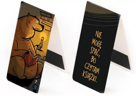 Zakładka magnetyczna. Nie mogę spać, bo czytam