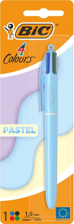 Długopis BIC 4 Colours Pastel blister 1 szt.mix - tantis.pl