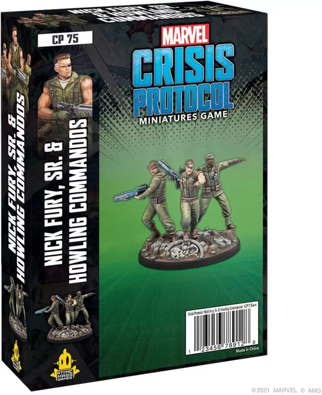 Marvel: Crisis Protocol - Nick Fury, Sr. & the Howling Commandos - tantis.pl