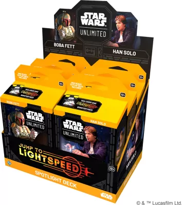 Star Wars: Unlimited Card Game - Jump to Lightspeed - Spotlight Deck Box (6)
