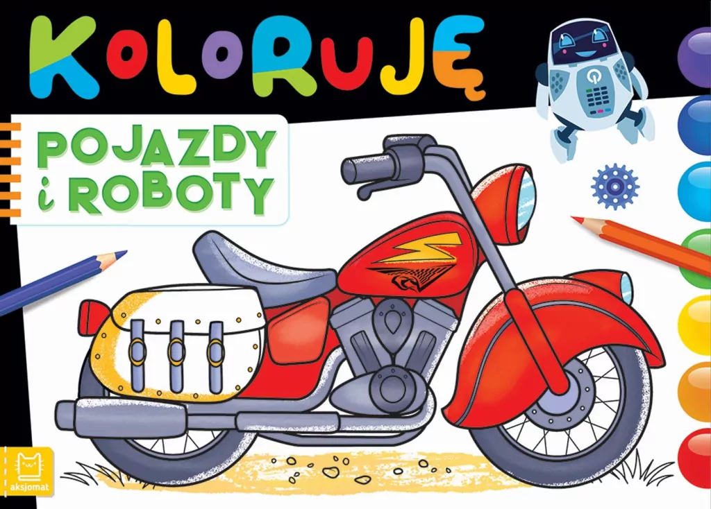 Koloruję. Pojazdy i roboty - tantis.pl