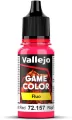 Vallejo: 72.157 - Game Color - Fluo - Red (18 ml) - tantis.pl