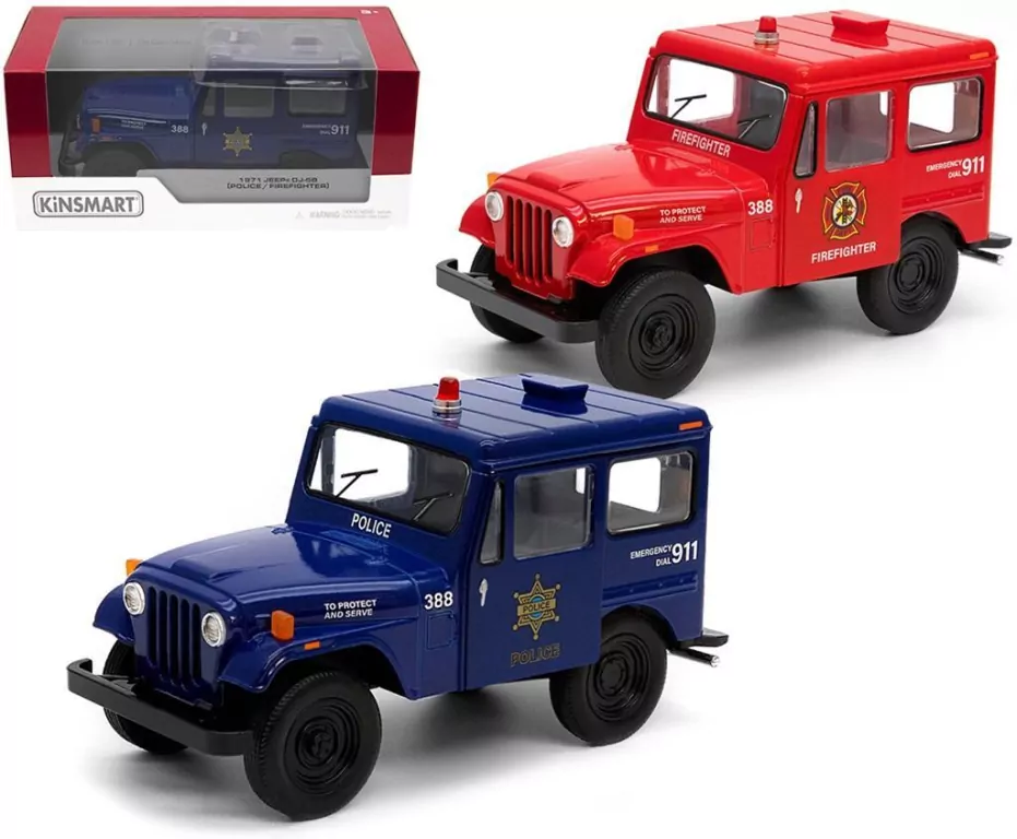 Jeep DJ-58 policja/straż MIX - tantis.pl