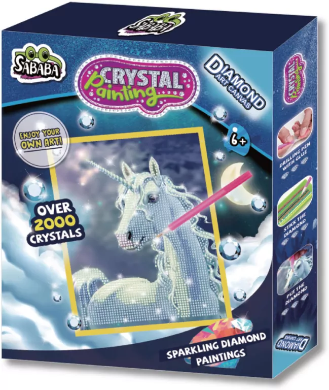 Stwórz swój diamentowy obraz - Unicorn - tantis.pl