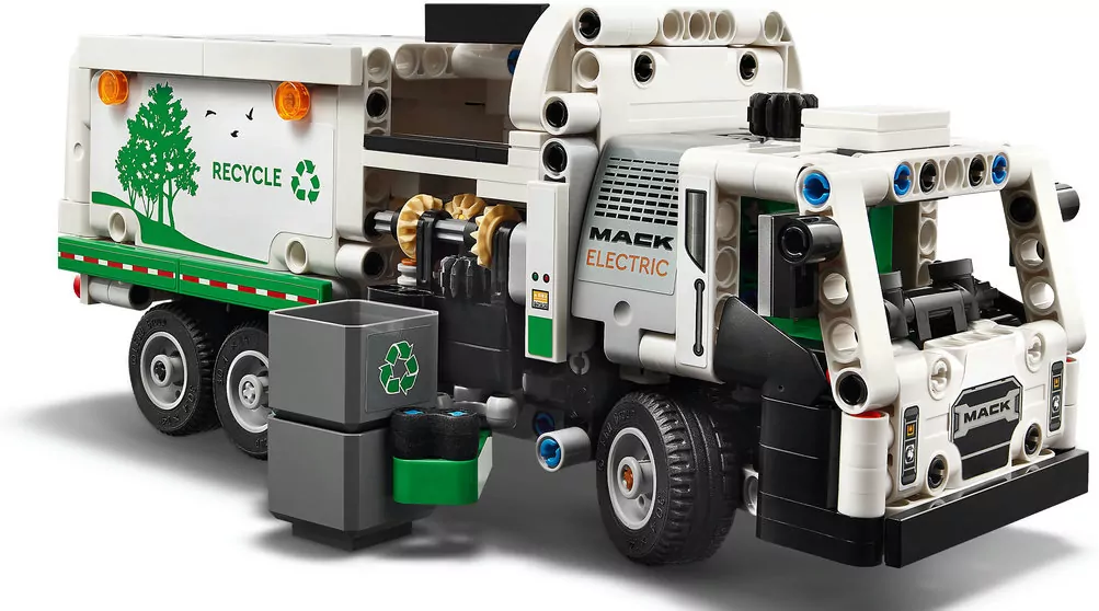 LEGO® Technic. Śmieciarka Mack LR Electric 42167 - tantis.pl