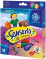 Masa plastyczna Astrafun Sensorio Kids Pixel 16 kolorów 1szt.mix - tantis.pl
