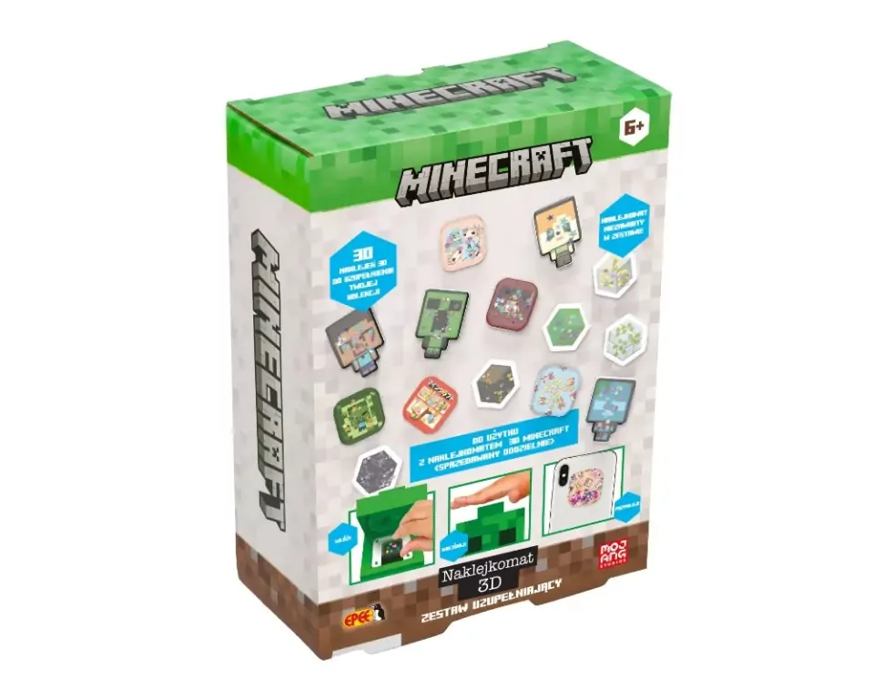 Naklejkomat 3D Minecraft zestaw uzupełniający - tantis.pl
