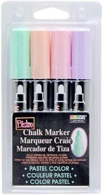 Markery kredowe Bistro Chalk 4 kolory - tantis.pl